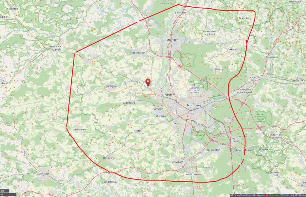 Einzugsgebiet der Meiner Entsorgungs GmbH